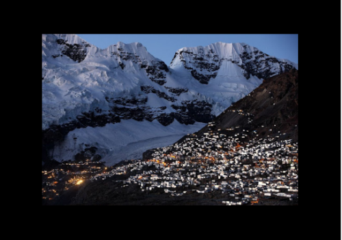 Rinconada, is the highest city in the world. It peaks at an altitude of 5300m.