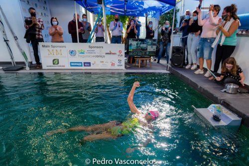 LONGEST CONTINUOUS SWIM BY A WOMAN IN A COUNTER CURRENT POOL
