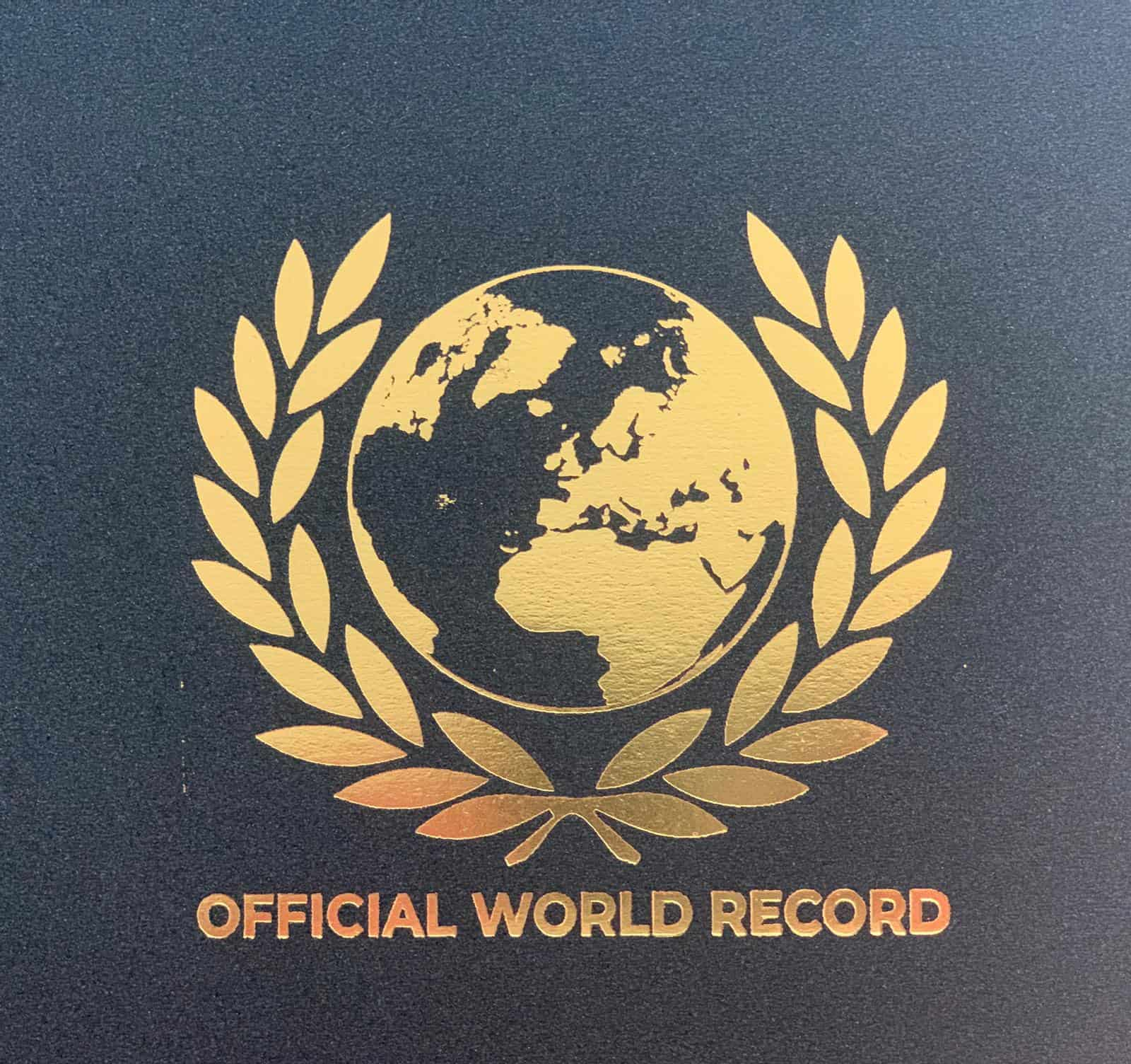 blau reduit - Official World Record Book