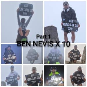 The greatest number of consecutive summits of the 3 national peak of the United Kingdom in 7 days and the fastest time to complete the 3 national peaks of the United Kingdom